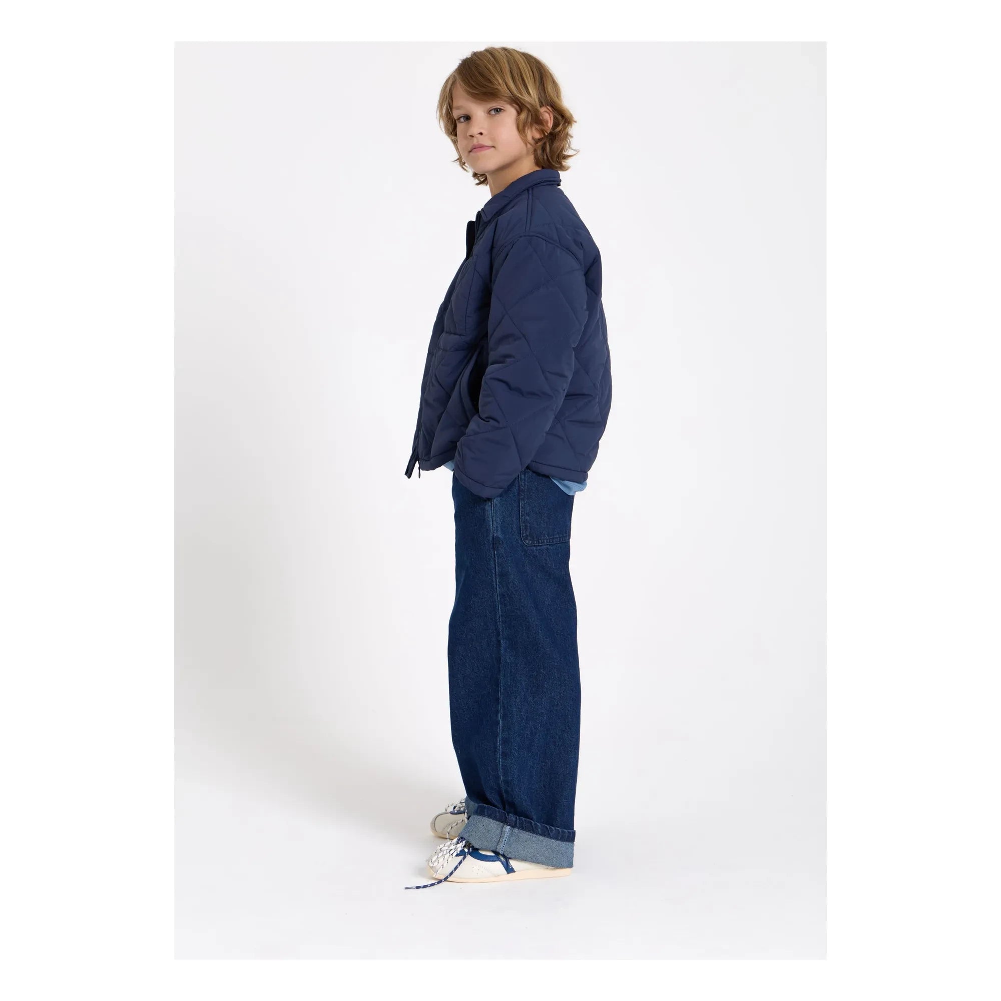 Smallable Kid - Sonny Quilted Jacket | Navy Blue