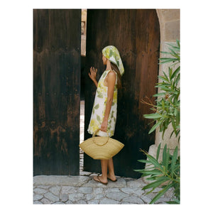 Peony - Linen Shift Dress | Yellow
