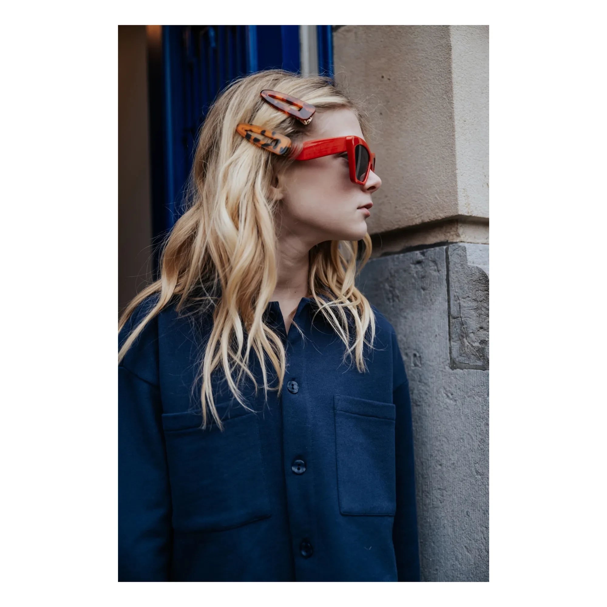 Cos I Said So - Organic Cotton Crop Top Shirt | Navy Blue