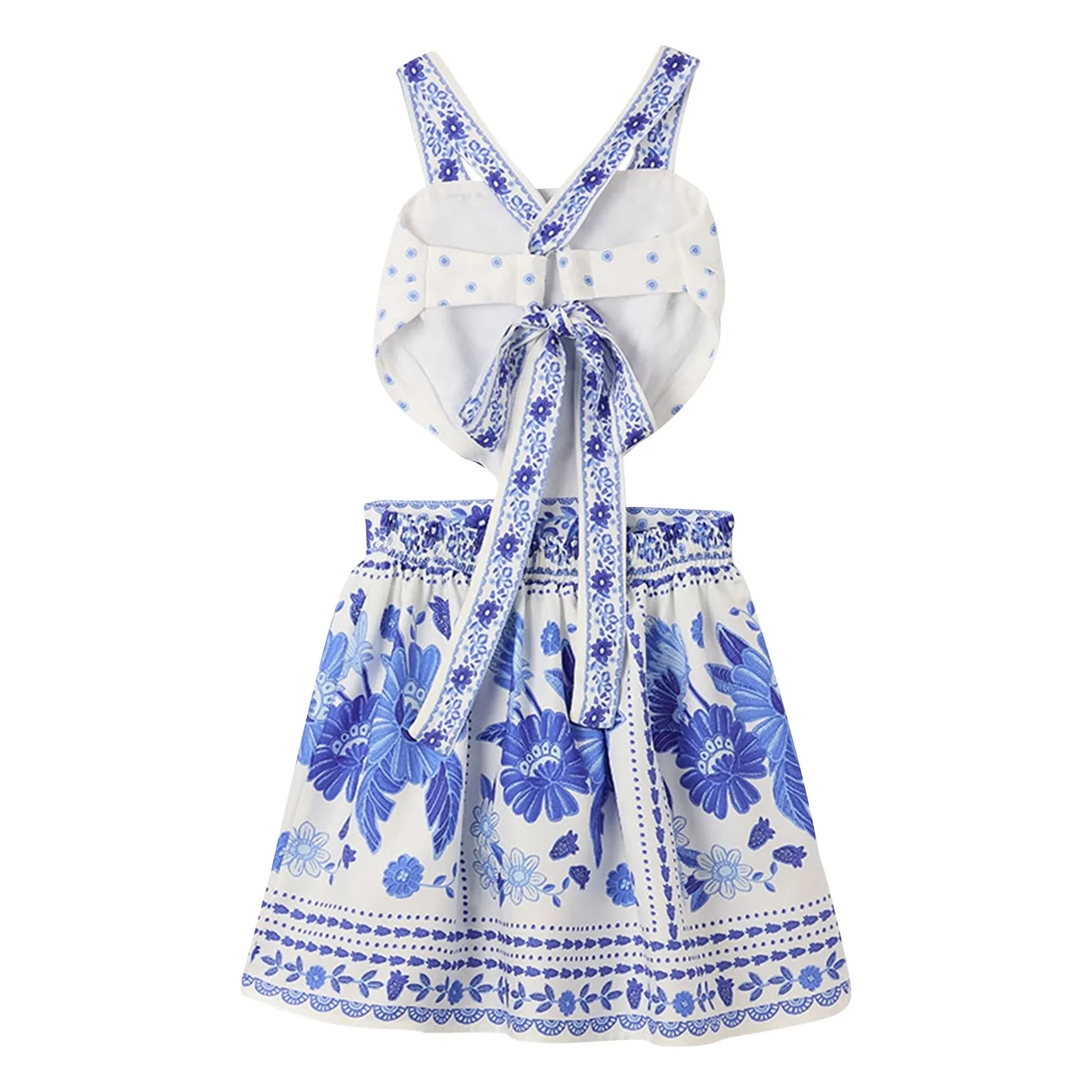 Fabula - Cut Fleurs Dress | Blue