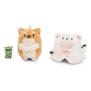Nici - Hiro plush dog in polar bear costume | White