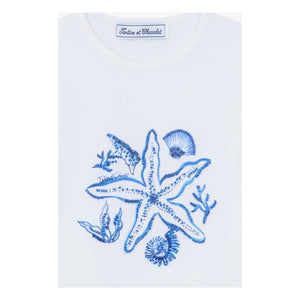Tartine et Chocolat - Pearl Starfish T-Shirt | White