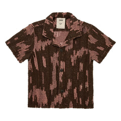 OAS - Brink Palmer Crochet Shirt | Brown