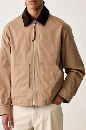 Men's cotton and elastane transitional jacket