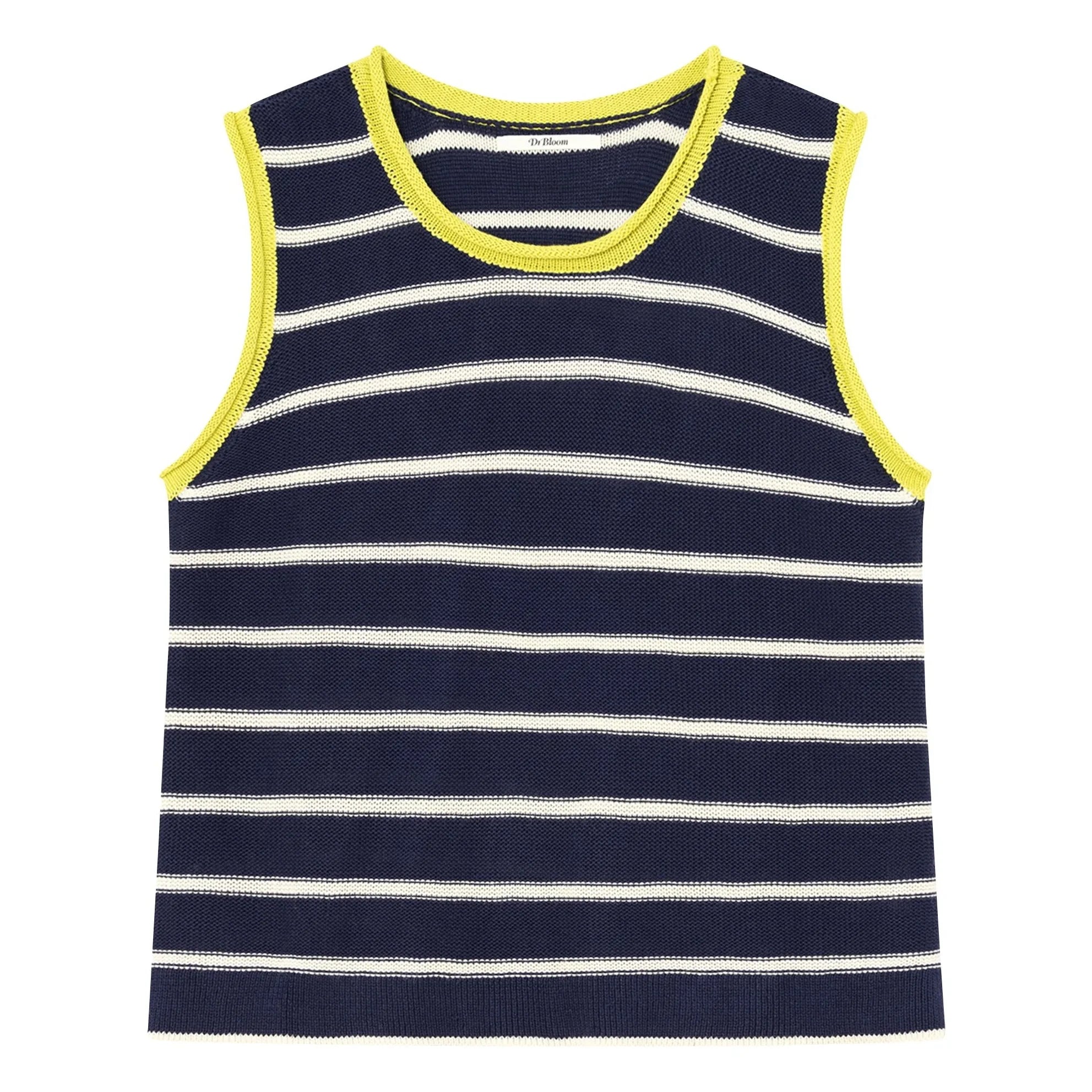 Dr Bloom - Chupito sleeveless cotton sweater | Navy blue
