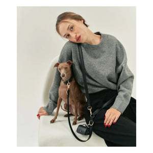 Cafide - Vegan Leather Dog Collar | Black
