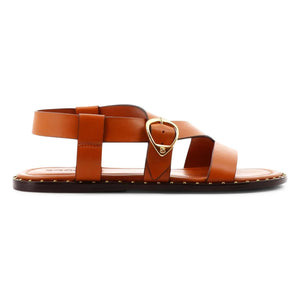Socque Paris - Hydra Leather Sandal | Camel