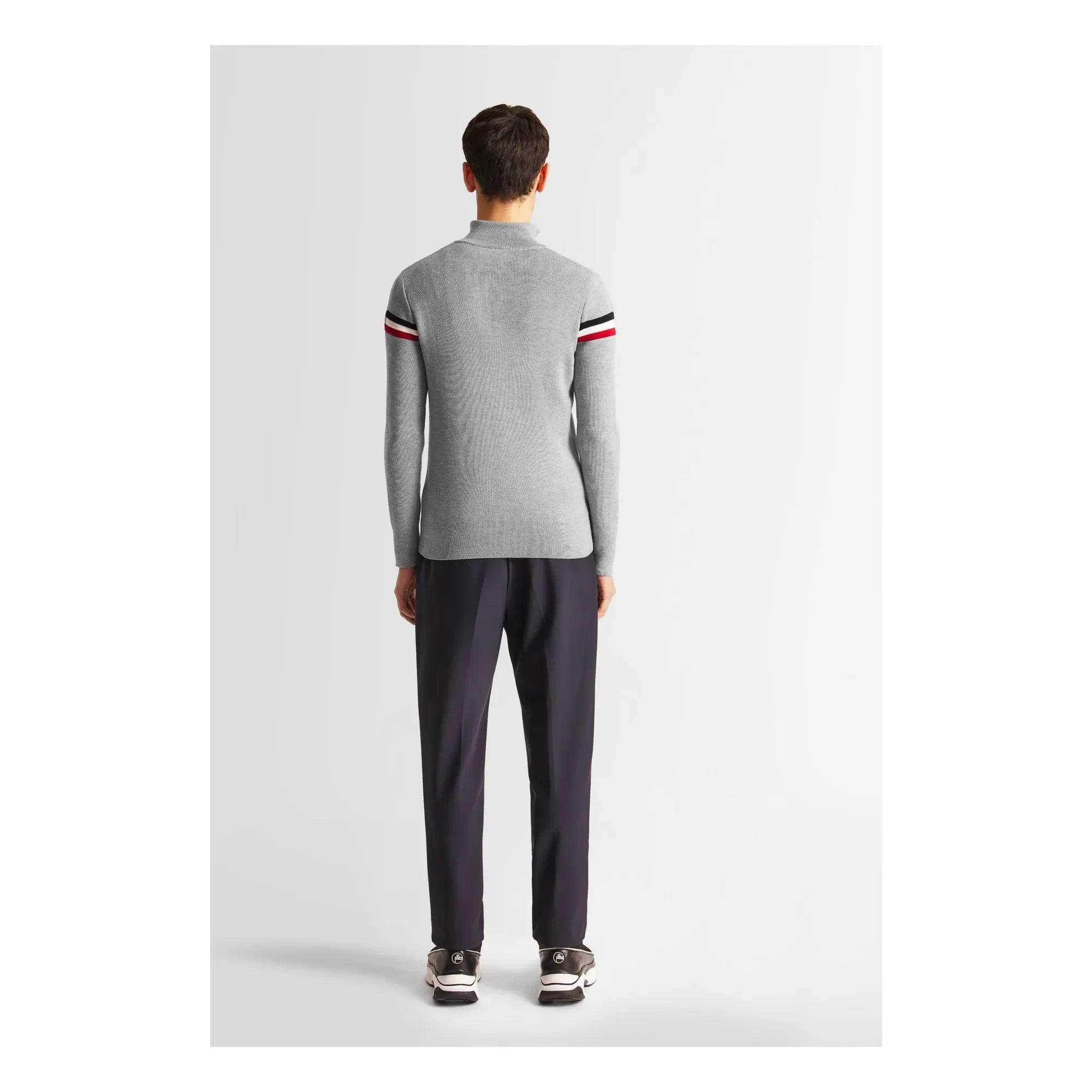 Fusalp - Wengen IV Merino Yün Fermuarlı Sweat Top | Gri