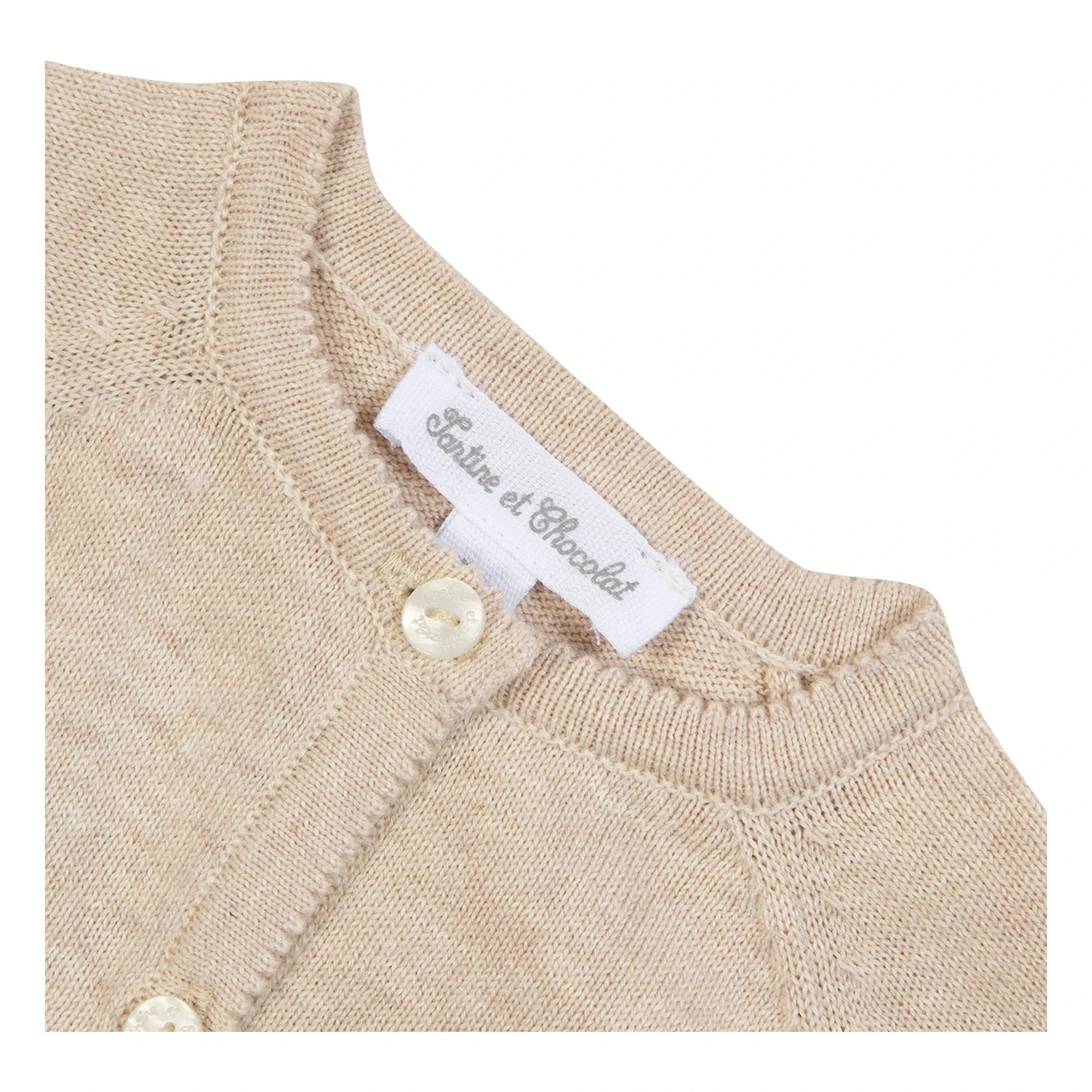 Tartine et Chocolat - Chiné Hırka | Bej