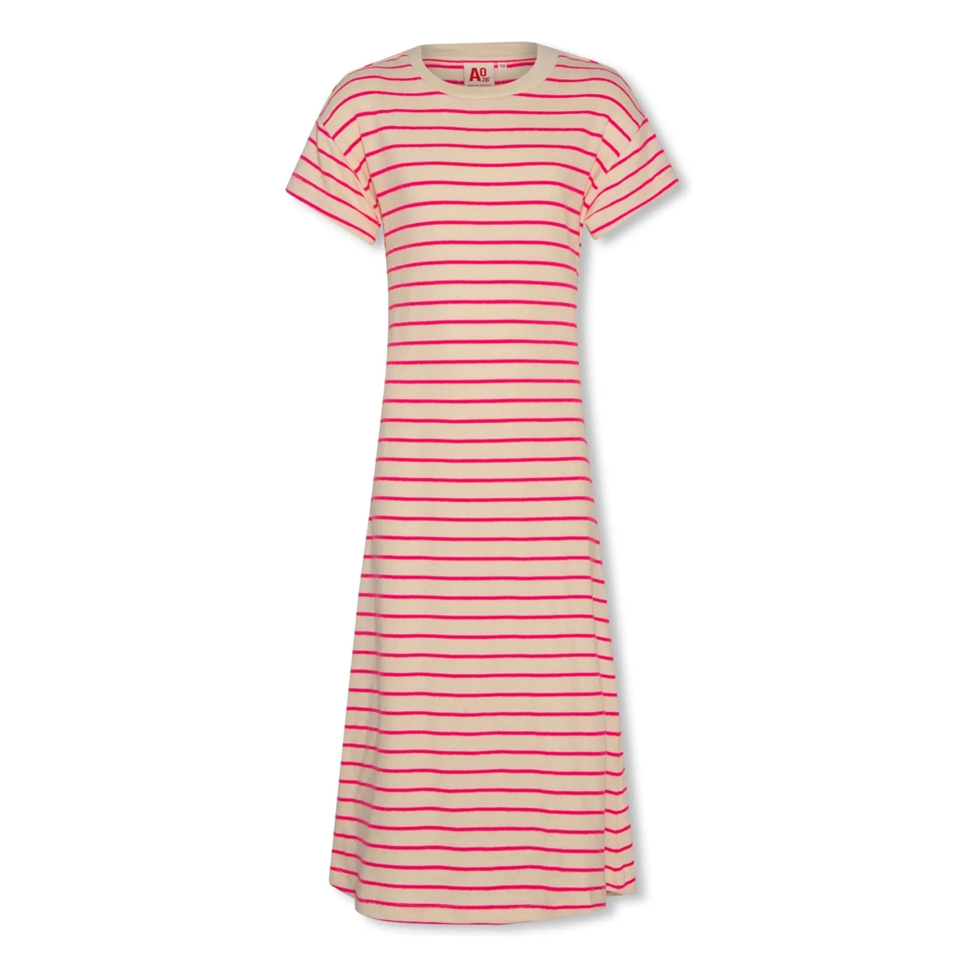 AO76 - Striped Neo Dress | Pink