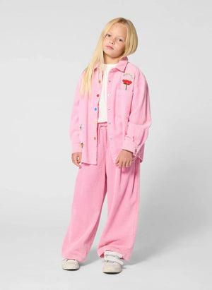Kenzo - Velvet Elastic Waist Pants | Candy Pink