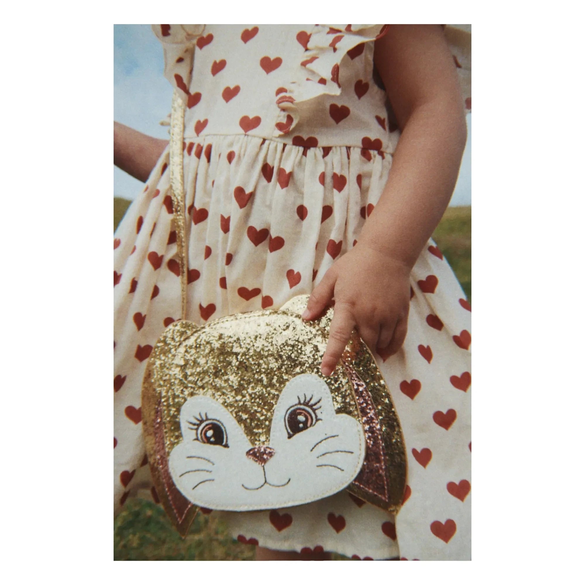 Konges Sløjd - Cianna Hearts Organic Cotton Dress | Ecru