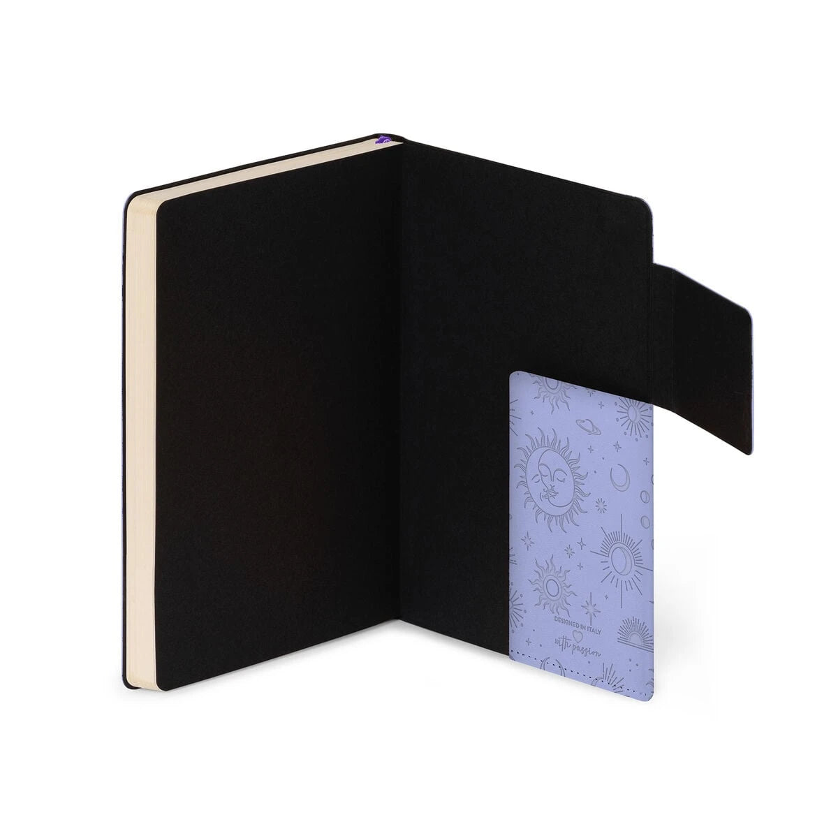 Legami - Defter ile Blank Pages ve Monochrome Yumuşak Kılıf - Cosmic Lilac - My Defter