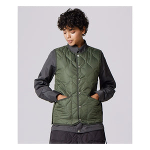 Taion - Unisex Military Sleeveless Vest | Dark Khaki