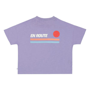 Jenest - Oversized T-shirt Ben En Route Organic Cotton | Purple