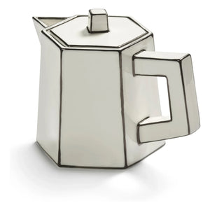 Serax - Carte blanche teapot | Noir/White