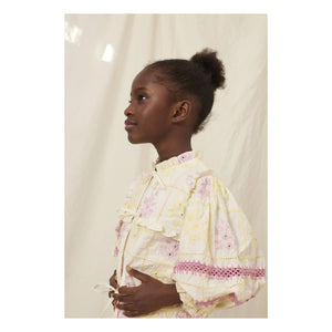 Bebe Organic - Alba Embroidered Blouse | Yellow