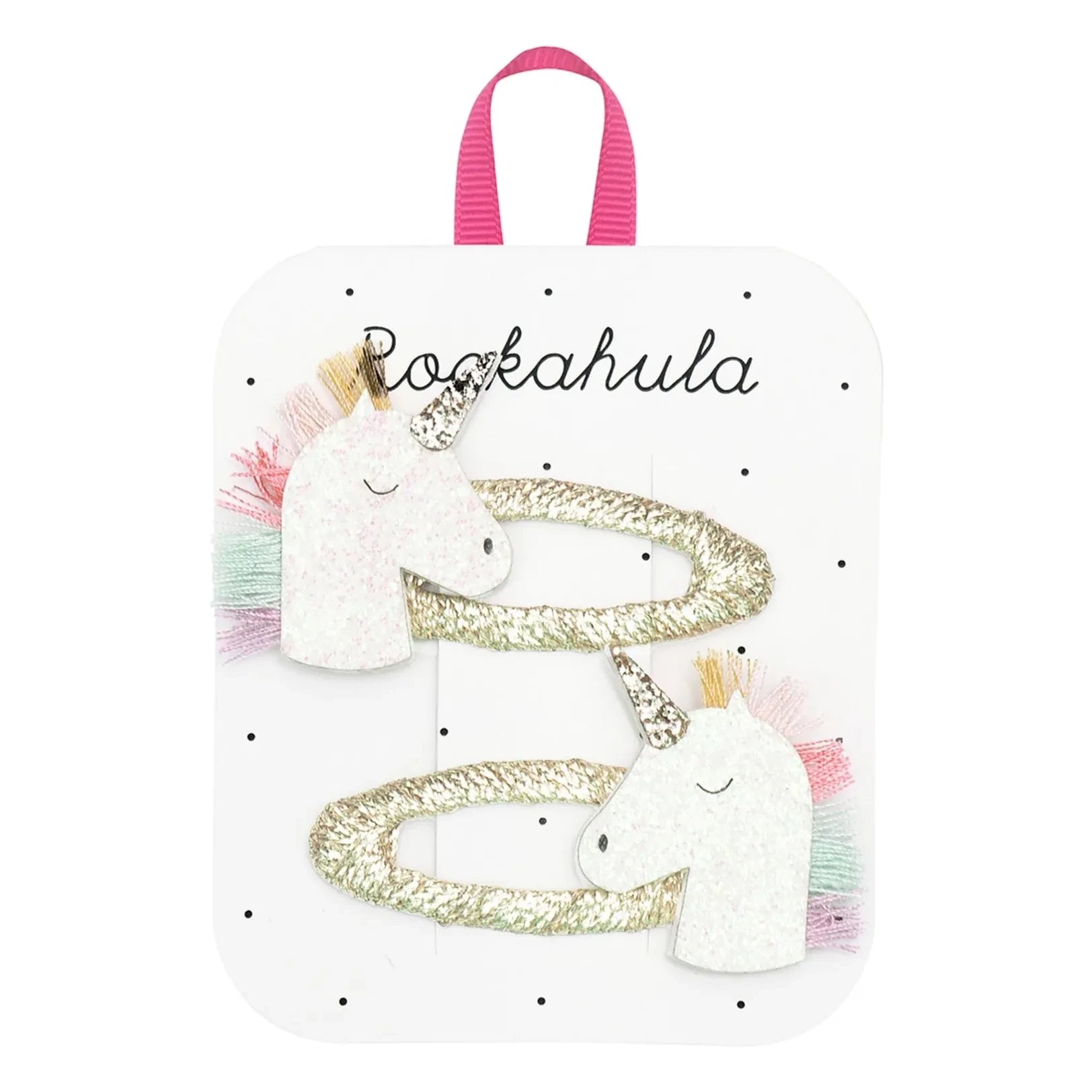 Rockahula Kids - 2 Unicorn hair clip sets | Gold