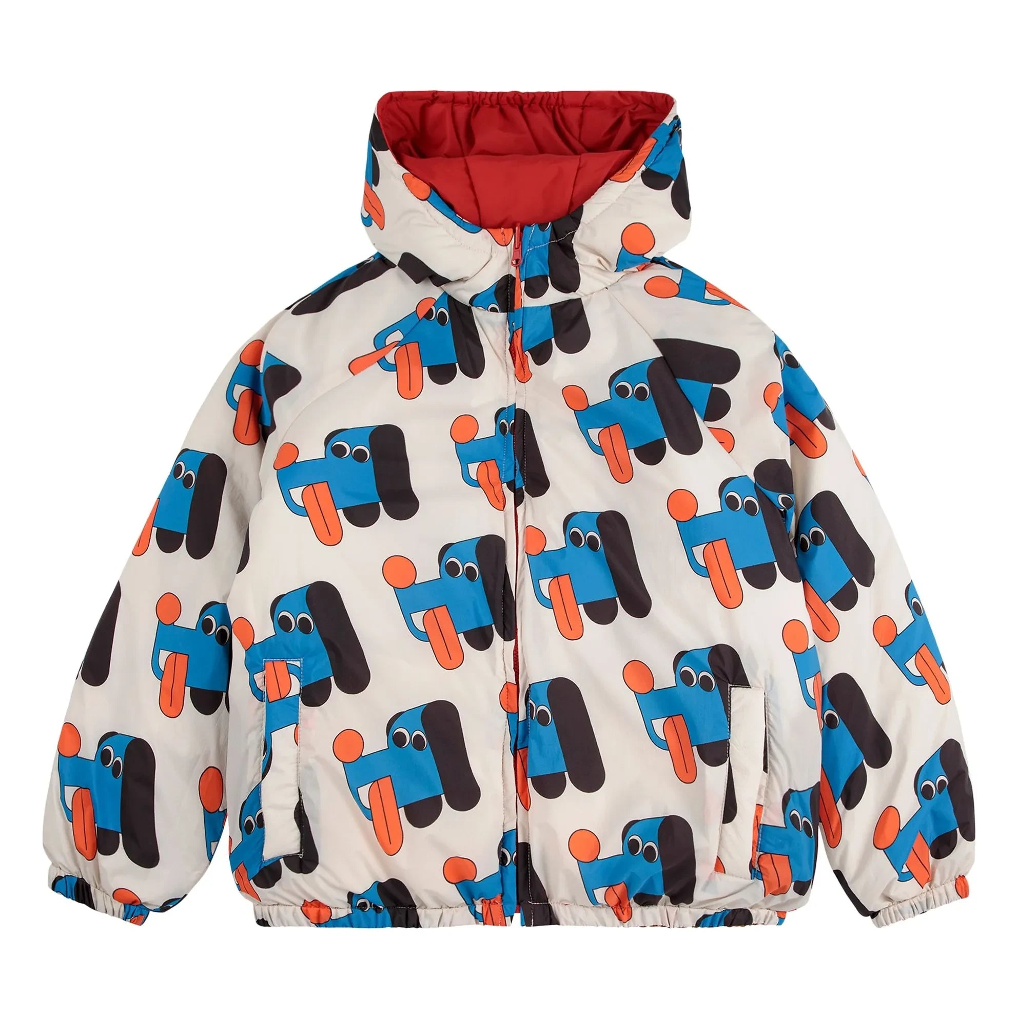 Bobo Choses - Reversible Recycled Fiber Waterproof Jacket | White