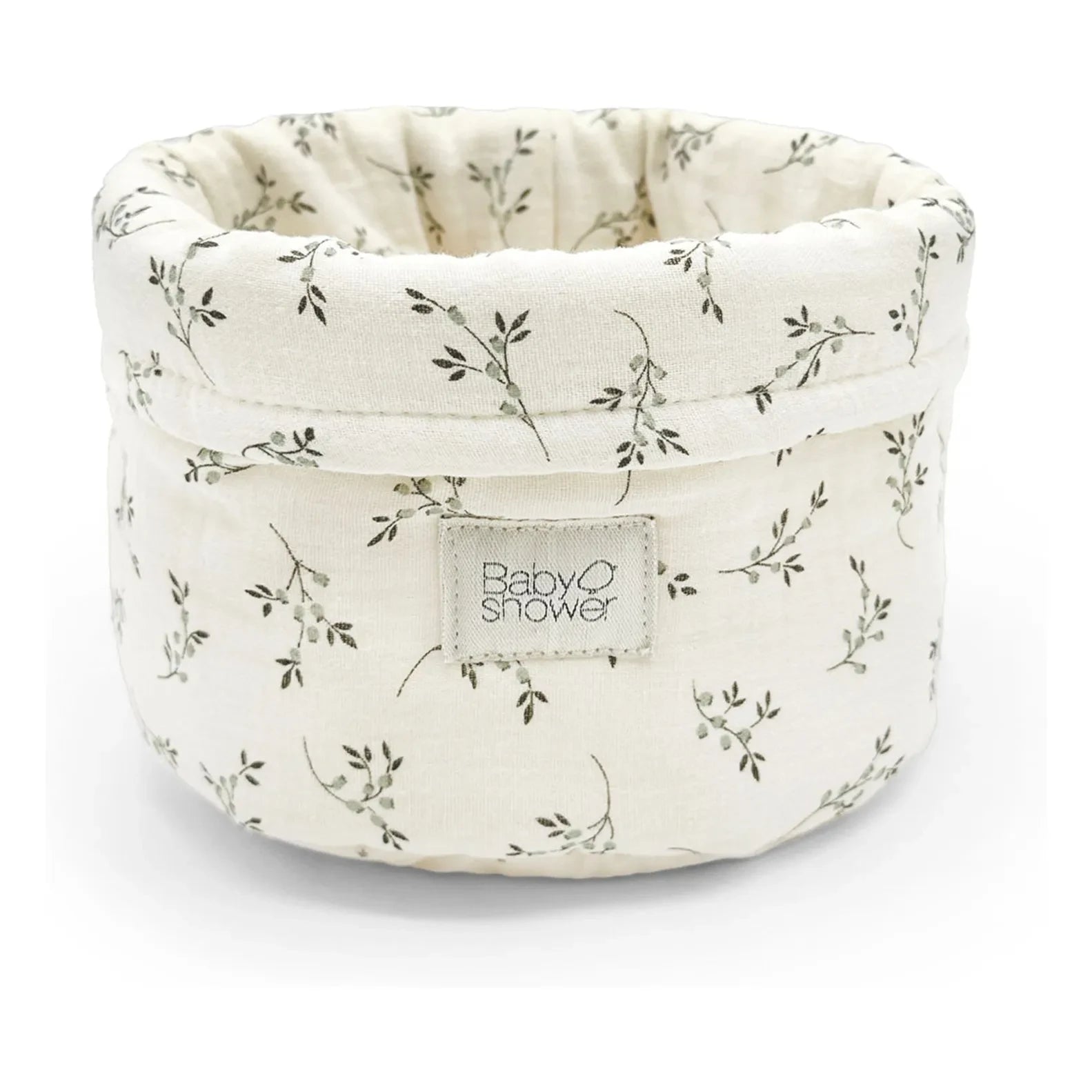 Babyshower - Oliver Bloom Storage Basket | Ecru