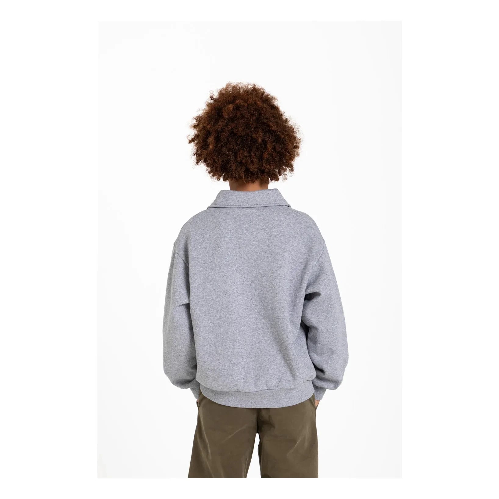 Hundred Pieces - Phoenix Pretzel Organik Pamuk Polo Shirt | Heather grey
