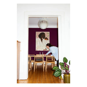 Paper Collective - Sacrée Frangine Signed Pink Garden Poster