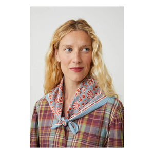 Moismont - India Scarf N°764 Cotton | Blue