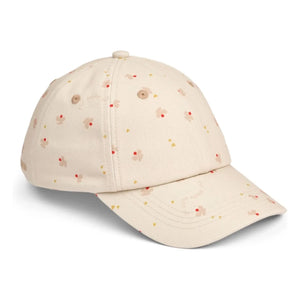 Liewood - Danny Butterflies Organic Cotton Hat | Off White