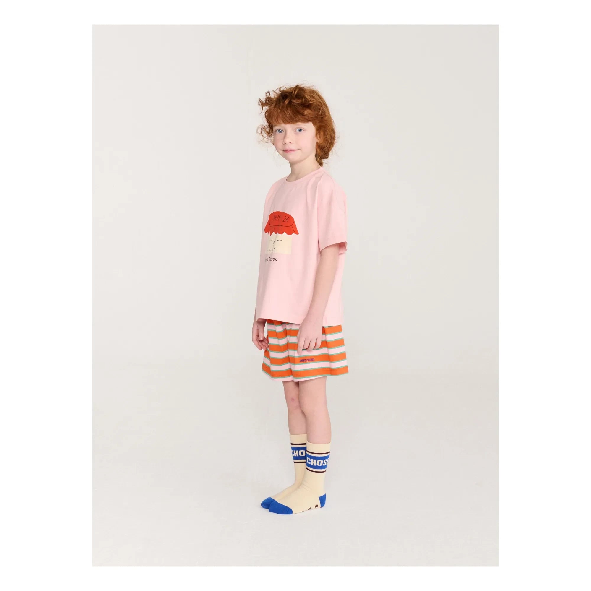 Bobo Choses - Jam 26 Organic Cotton T-Shirt and Shorts Set | Pink