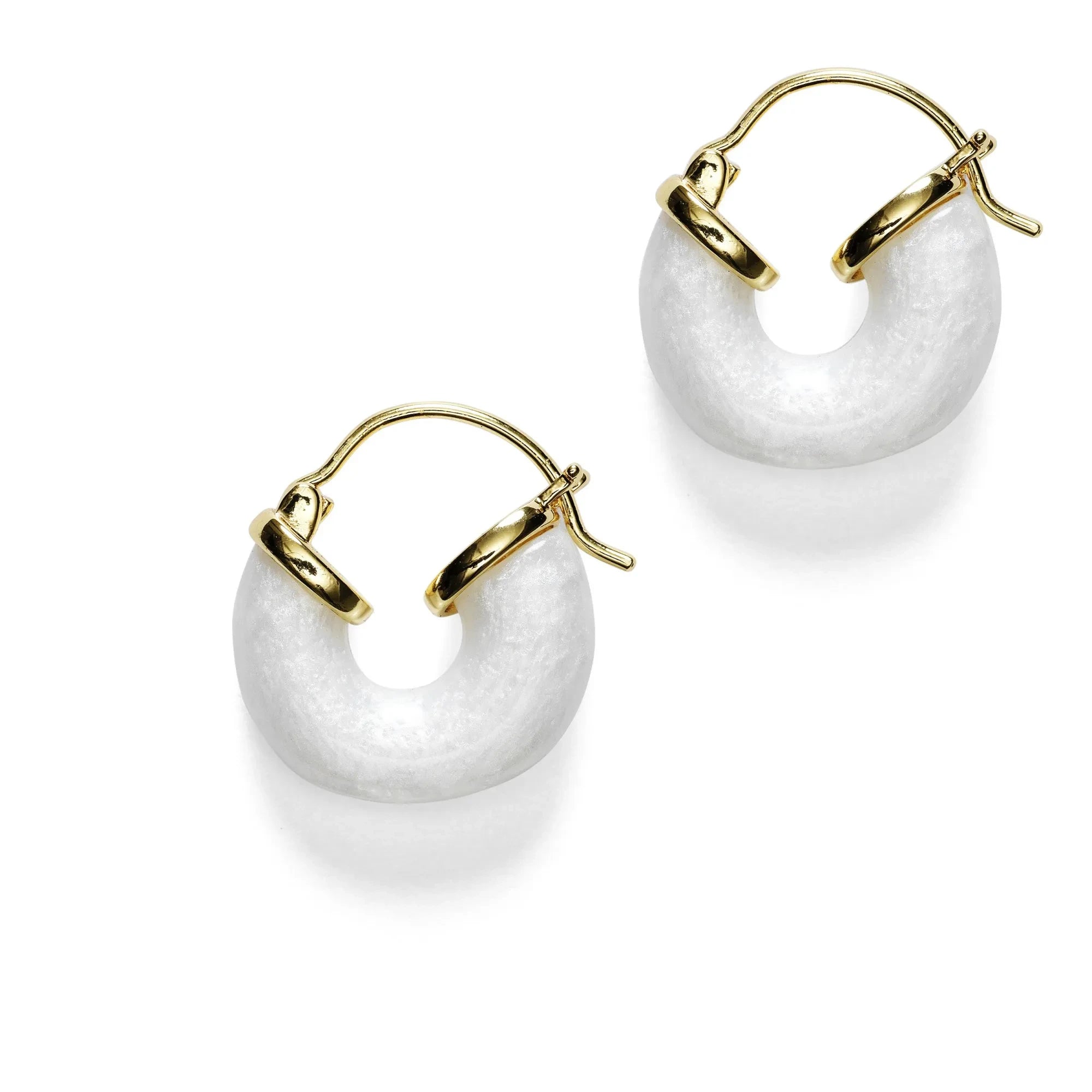 Anni Lu - Küçük Swell Küpeler | Beyaz
