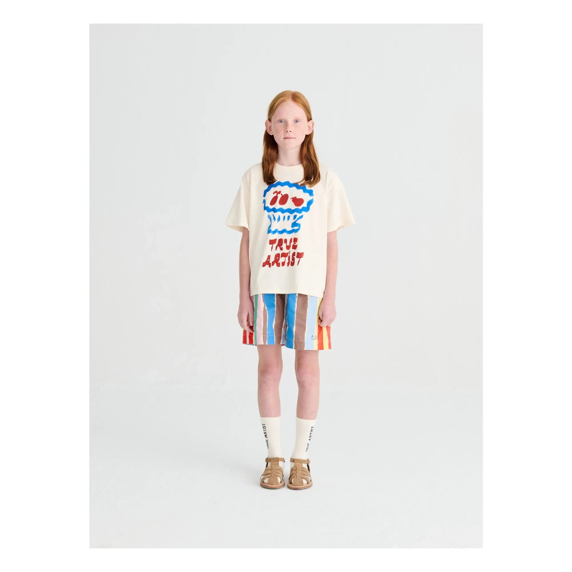 True Artist - Striped Shorts | Blue