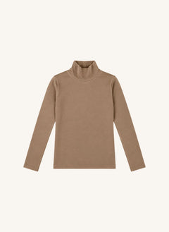 Smallable Kid - Coated T-Shirt | Frosted Brown