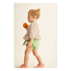 Cozmo - Alize Striped Bloomer | Grass Green