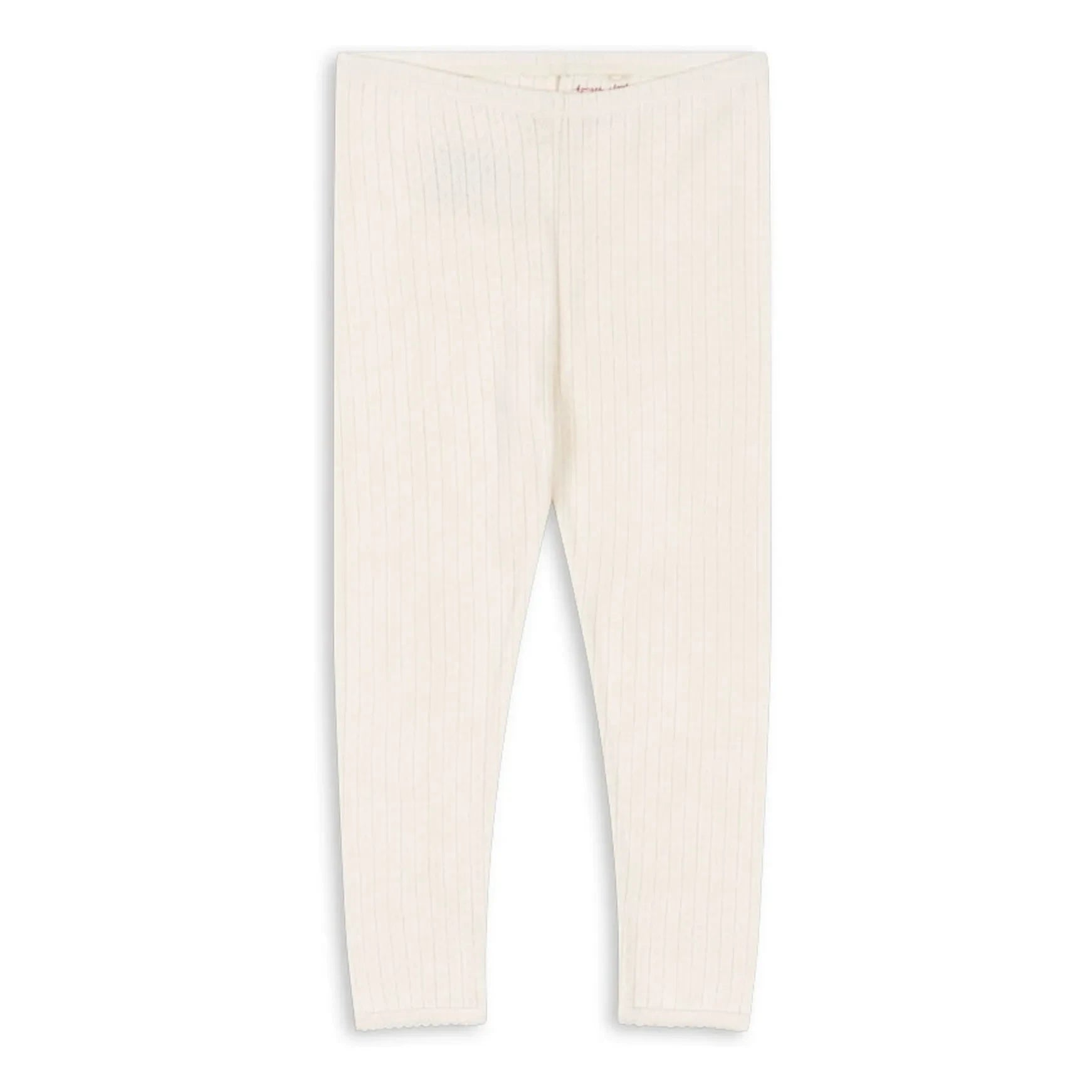 Konges Sløjd - Minnie Pointelle Organic Cotton Pants | Ecru
