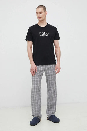 Kısa Kollu Pamuklu Pijama Üstü Polo Ralph Lauren