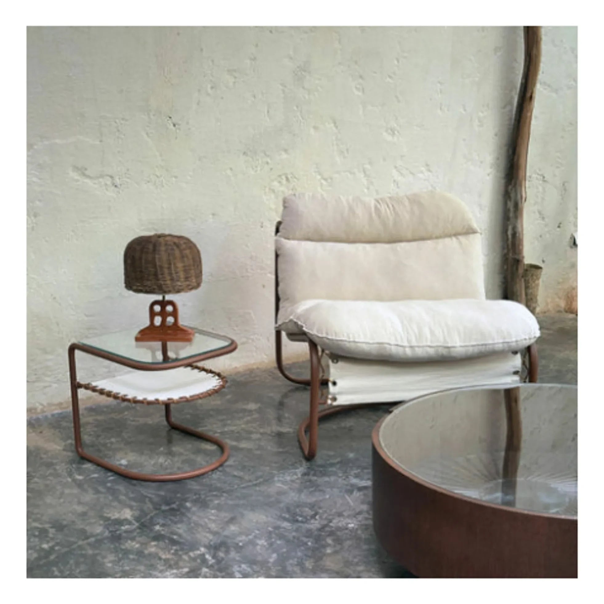 Honore - Campo Indoor Armchair | Ivory