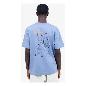Olow - People T-shirt | Azure Blue