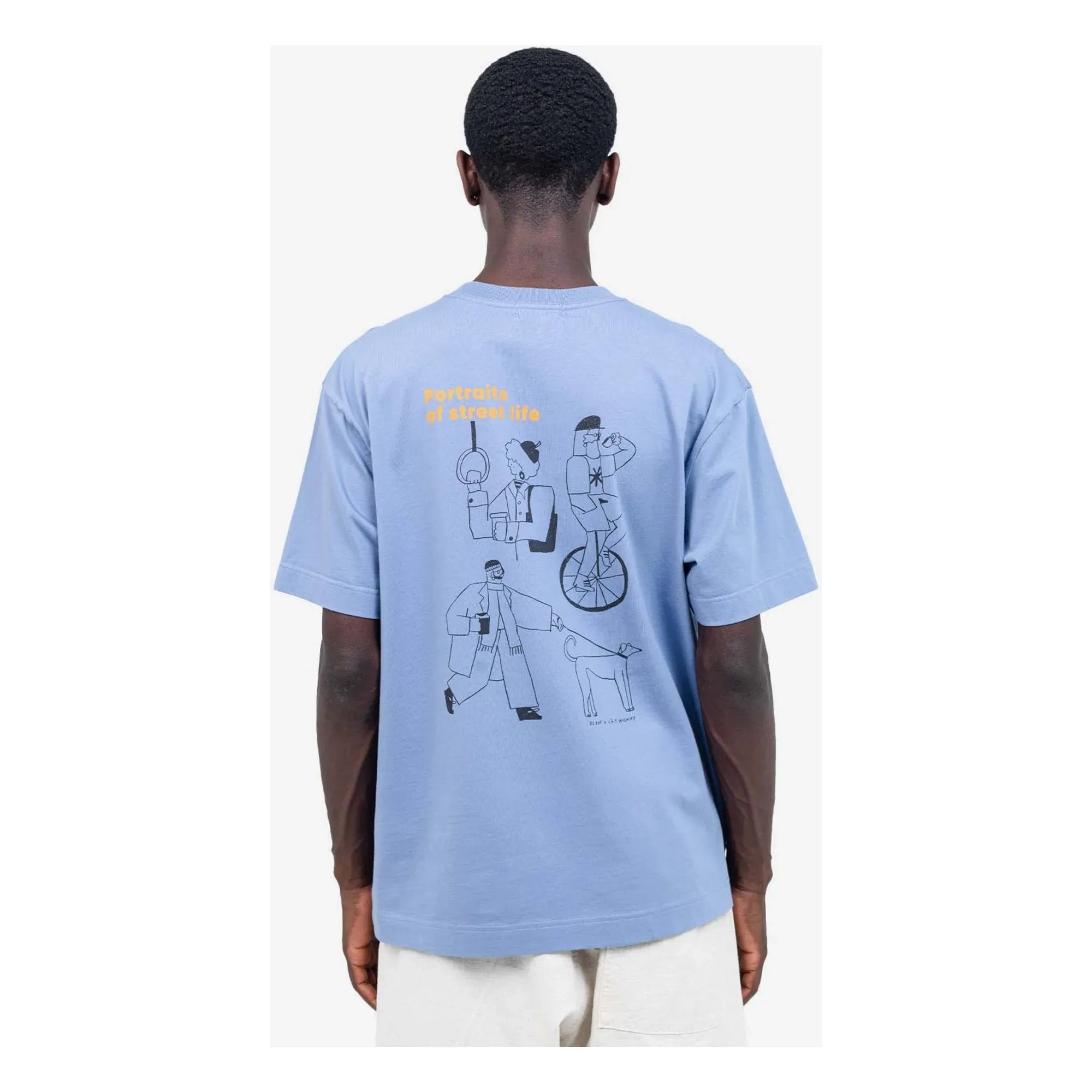 Olow - People T-shirt | Azure Blue