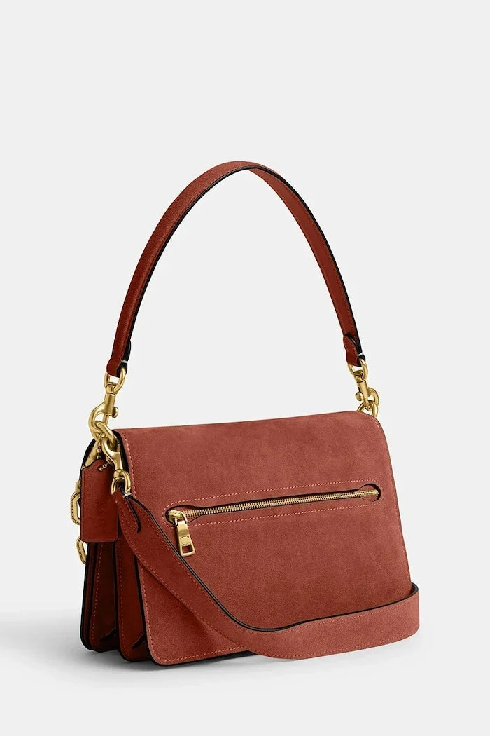 Coach kadın süet çanta Suade Chain Tabby Shoulder Bag