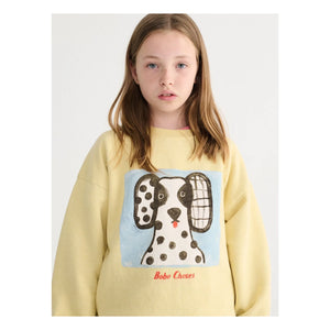 Bobo Choses - Dalmatian Organic Cotton Sweatshirt | Yellow