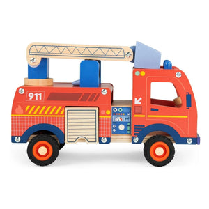 Moulin Roty - Fire Truck with Accessories | Red