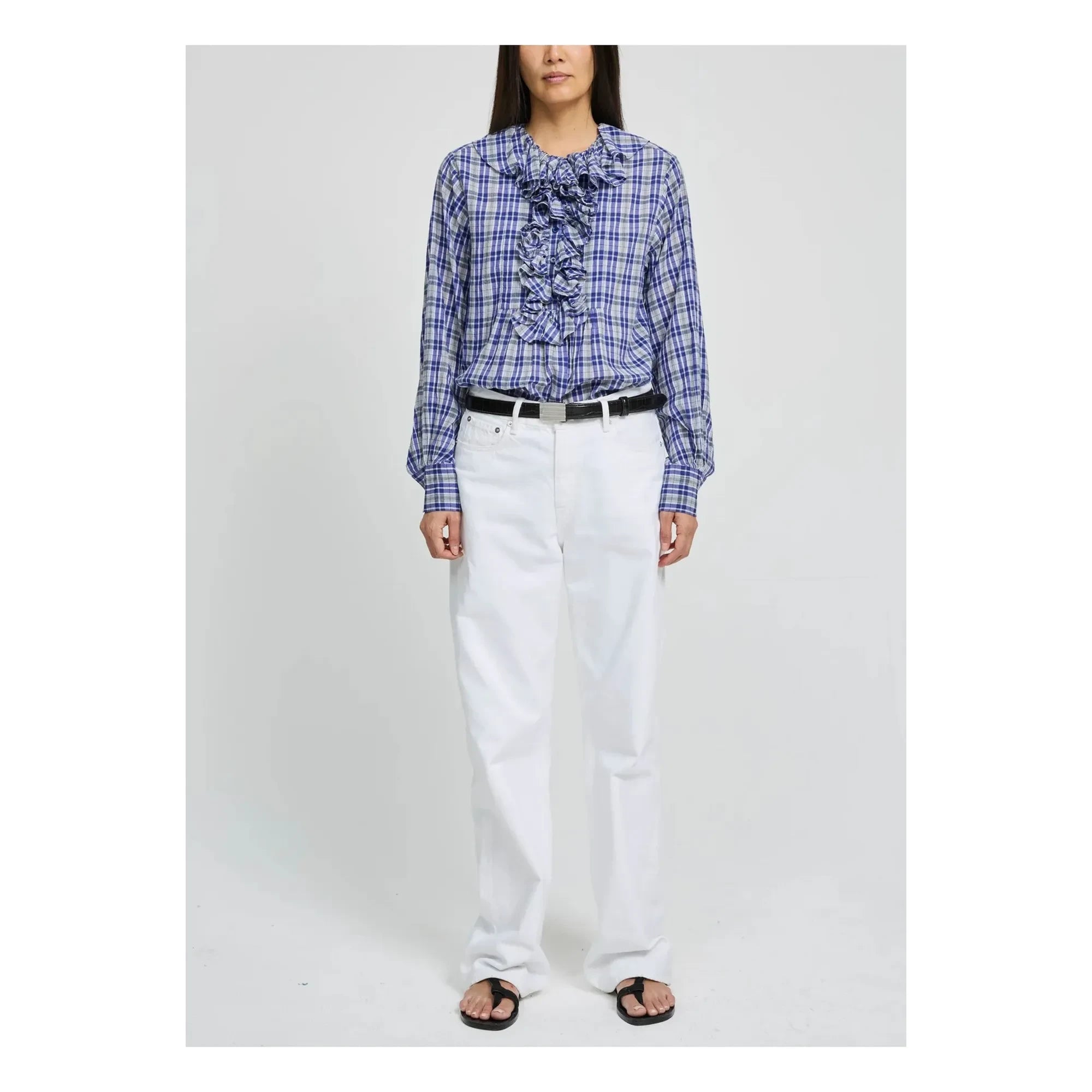 Laurence Bras - Annie Cotton Blouse | Blue