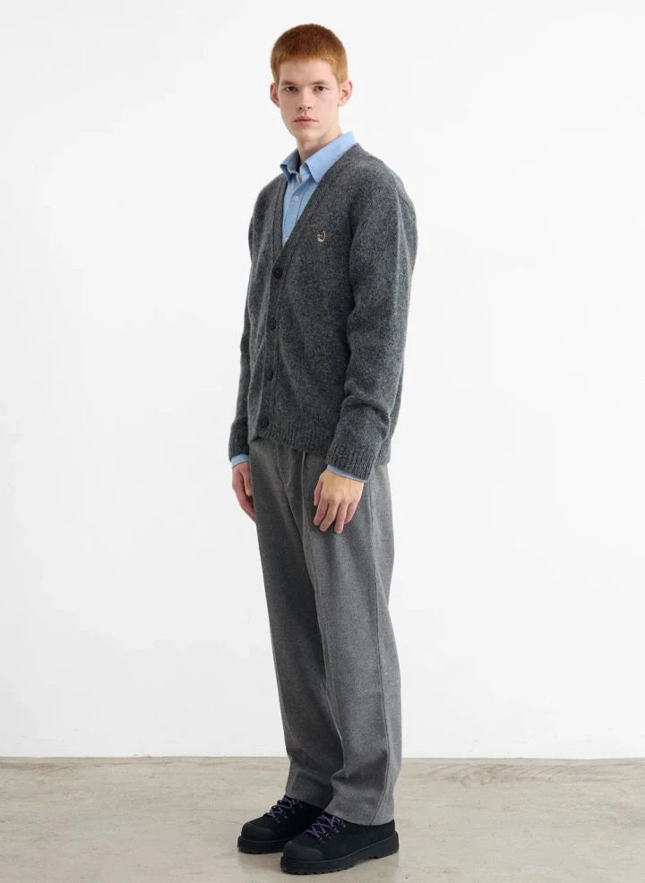 Edmmond Studios - Duck Patch Cardigan | Gray