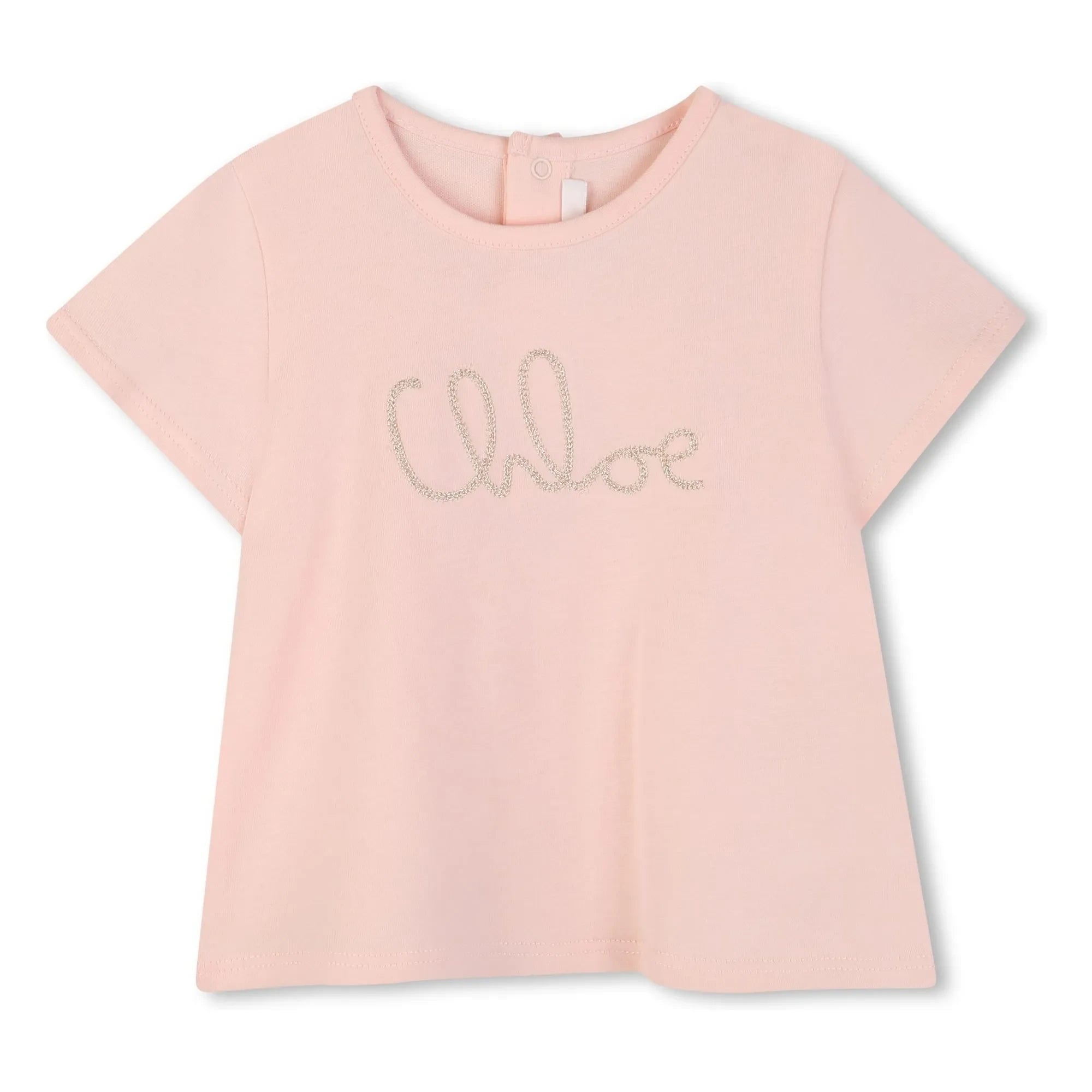 Chloé - Organic Cotton T-shirt and Dress Set | Pink