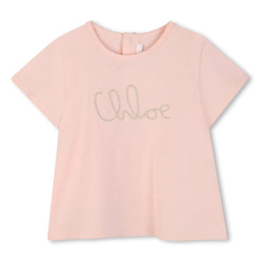 Chloé - Organic Cotton T-shirt and Dress Set | Pink