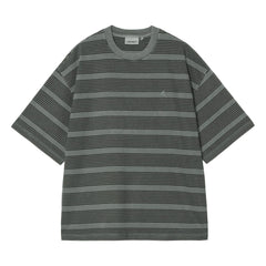 Carhartt WIP - Hanson Striped T-Shirt | Gray-green