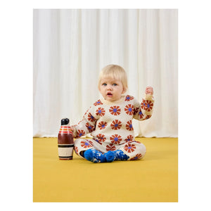 Bobo Choses - Organic Cotton Jacquard Knit Pants | Beige
