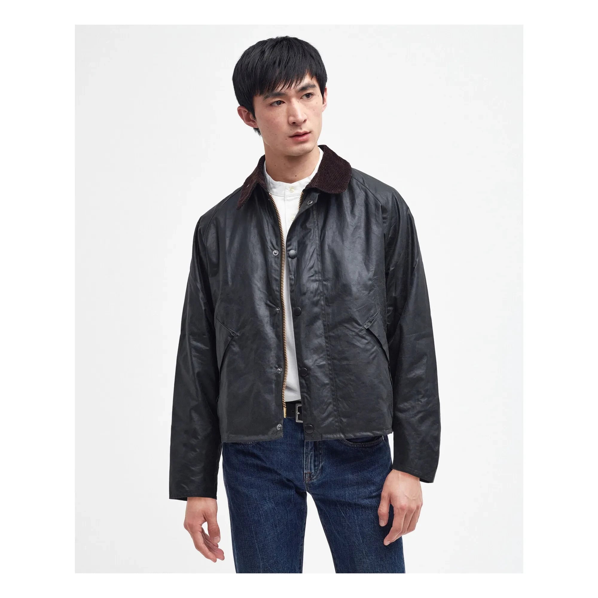 Barbour - Transport Wax Bone Jacket | Black
