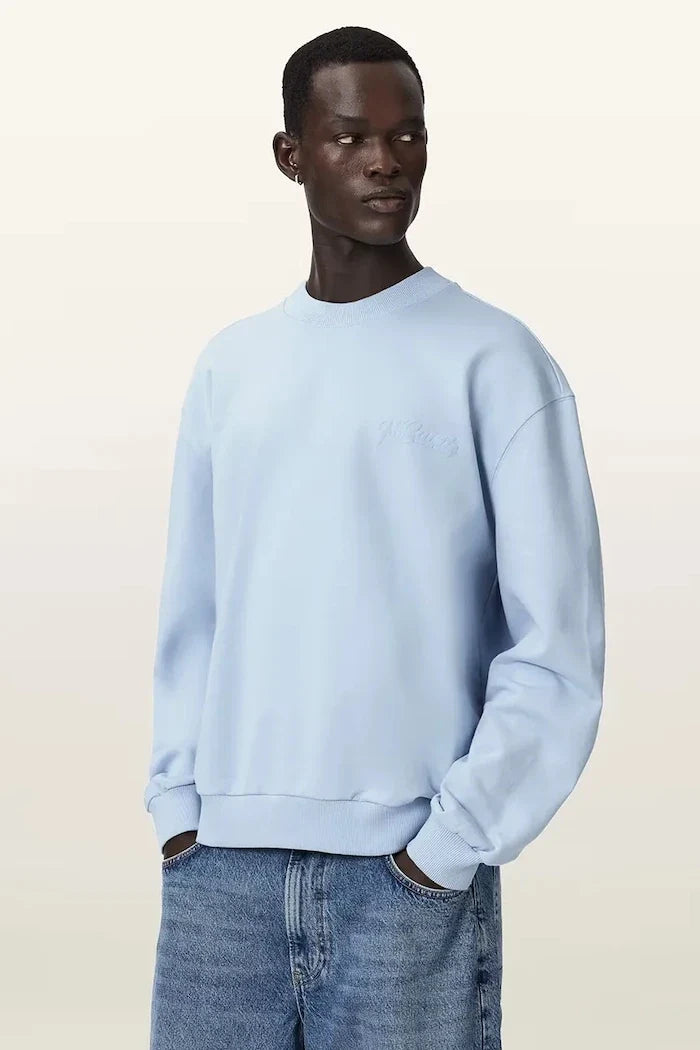 AllSaints ODYSSEY Erkek Pamuklu Oversize Sweatshirt