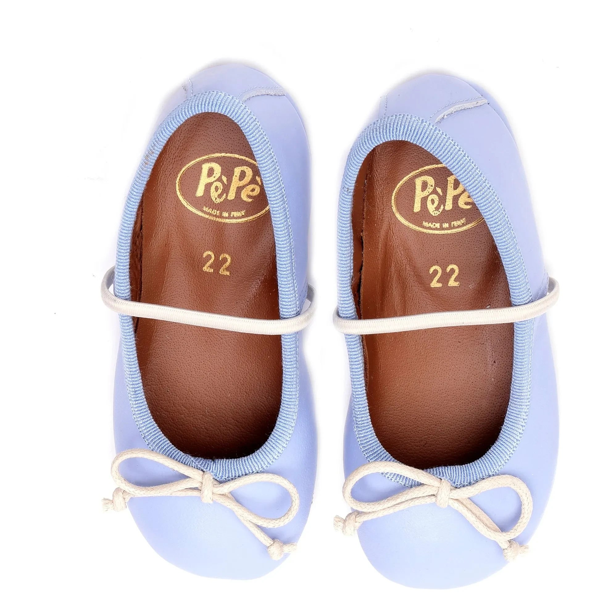Pèpè - Bowtie Ballerinas | Sky Blue